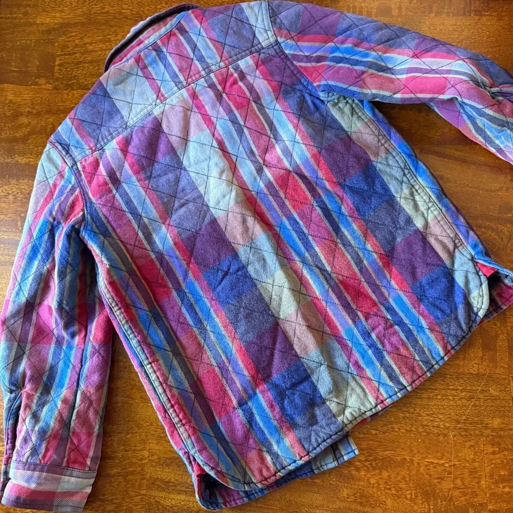 Cat & Jack Colorful Plaid Quilted Jacket